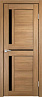 Дверь Velldoris Duplex 3 PO Лакобель черное (Дуб золотой)