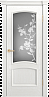 Дверь Linedoor Анталия-Л ясень белый тон 38 со стеклом сакура СВ