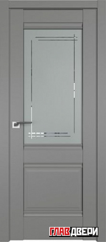 Дверь Profildoors 2U стекло Мадрид (Грей)