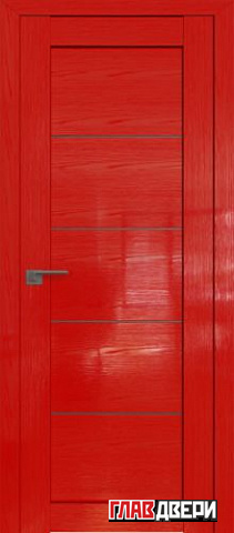 Дверь Profildoors 2.11STP стекло Графит (Pine Red glossy)