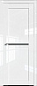 Дверь Profildoors 2.43L стекло Графит (Белый Люкс)