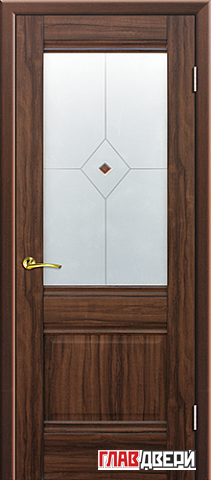 Дверь Profildoors 2X стекло Узор (Сиена)