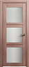 Дверь Status Elegant 146 стекло Сатинато белое (Дуб капучино)