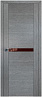 Дверь Profildoors 2.01XN стекло Коричневый лак (Грувд Серый)