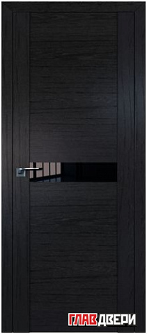 Дверь Profildoors 2.05XN стекло Черный лак (Дарк Браун)