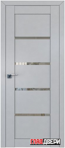 Дверь Profildoors 2.09U стекло прозрачное (Манхэттен)