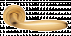 Дверные ручки MORELLI Luxury AIR OSA Цвет - Матовое золото