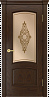 Дверь Linedoor Анталия-Л шоколад тон 30 со стеклом айрис бр