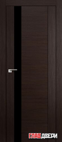 Дверь Profildoors 62X стекло Черный лак (Венге Мелинга)