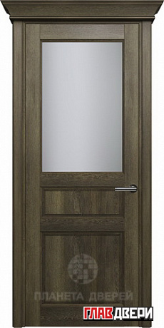 Дверь Status Classic 532 стекло белое матовое (Дуб Винтаж)