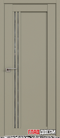 Дверь Profildoors 2.50U стекло Белый дождь (Шеллгрей)