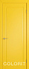 Дверь Colorit К3 ДГ (Желтая эмаль)