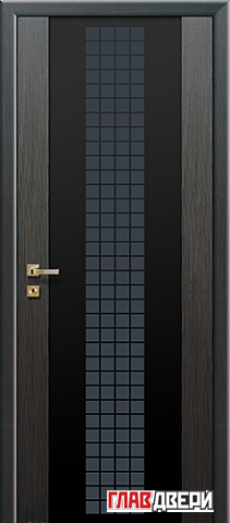 Дверь Profildoors 8X стекло Futura черное (Грей Мелинга)