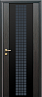 Дверь Profildoors 8X стекло Futura черное (Грей Мелинга)