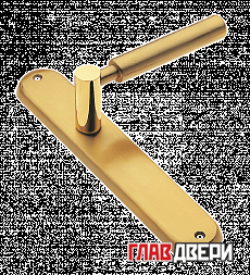 Дверные ручки на планке MORELLI Luxury CLOUD OTL Цвет - Золото