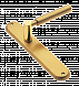 Дверные ручки на планке MORELLI Luxury CLOUD OTL Цвет - Золото
