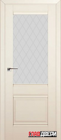 Дверь Profildoors 2U стекло Ромб (Магнолия Сатинат)
