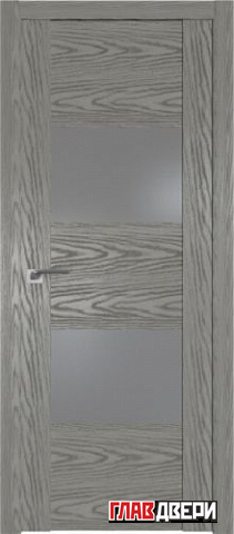 Дверь Profildoors 21N стекло Серебро матлак (Дуб Sky Denim)