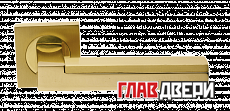 Дверные ручки MORELLI Luxury ISLAND OSA Цвет - Матовое золото
