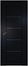 Дверь Profildoors 2.11U стекло Графит (Черный матовый)