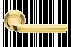 Дверные ручки MORELLI Luxury ALLURE OTL Цвет - Золото