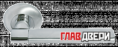 Дверные ручки MORELLI MH-21 SC/CP AGBAR Цвет - Матовый хром/полированный хром