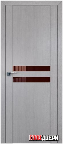 Дверь Profildoors 2.03XN стекло Коричневый лак (Монблан)