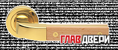 Дверные ручки MORELLI Luxury TREE OTL/FAGGIO Цвет - Золото со вставкой БУК