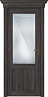 Дверь Status Classic 521 стекло гравировка Грань (Дуб Патина)