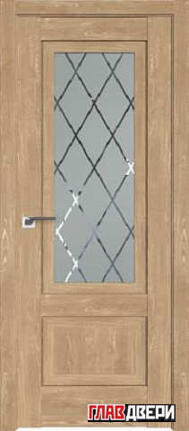 Дверь Profildoors 2.90XN стекло Крупный ромб (Каштан Натуральный)