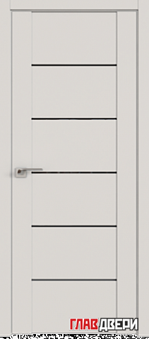 Дверь Profildoors 99U Черный триплекс (ДаркВайт)