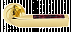 Дверные ручки MORELLI Luxury MATRIX-2 OTL/COCCODRILLO Цвет - Золото/вставка из натуральной кожи крокодила