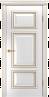Дверь Linedoor Афина эмаль белая золото Б009