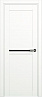 Дверь Status Elegant 142 стекло Триплекс черный (Белый лёд)