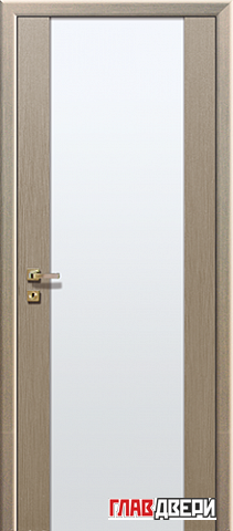 Дверь Profildoors 8X Белый триплекс (Капучино Мелинга)