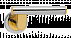Дверные ручки MORELLI Luxury TELESCOPE COT Цвет - Полированный хром/золото