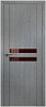 Дверь Profildoors 2.03XN стекло Коричневый лак (Грувд Серый)