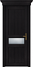 Дверь Status Classic 534 стекло белое матовое (Дуб чёрный)