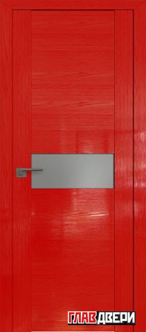 Дверь Profildoors 2.05STP стекло Серебро матлак (Pine Red glossy)