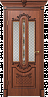 Дверь Velldoris Олимпия ПО (Дуб янтарный+патина черная)