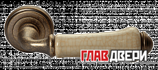 Дверные ручки MORELLI MH-41-CLASSIC OMB/CH Цвет - старая античная бронза/шампань