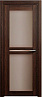 Дверь Status Elegant 143 стекло Сатинато бронза (Орех)