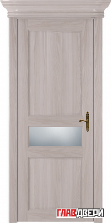 Дверь Status Classic 534 стекло белое матовое (Ясень)