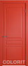Дверь Colorit К2 ДГ (Красная эмаль)