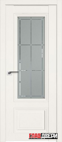 Дверь Profildoors 2.103U стекло Гравировка 1 (ДаркВайт)
