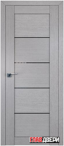 Дверь Profildoors 2.11XN Черный триплекс (Монблан)