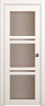 Дверь Status Elegant 147 стекло Сатинато бронза (Белый лёд)
