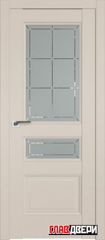 Дверь Profildoors 94U стекло Гравировка 1 (Санд)