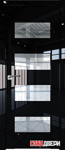 Дверь Profildoors 46L стекло прозрачное (Черный Люкс)