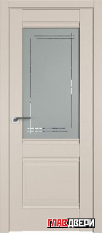 Дверь Profildoors 2U стекло Мадрид (Санд)